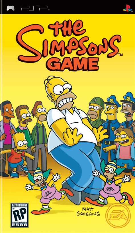 the simpsons game psp